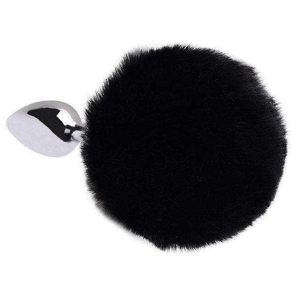 Plug Anal Aço Pompom Coelho Sexy Import