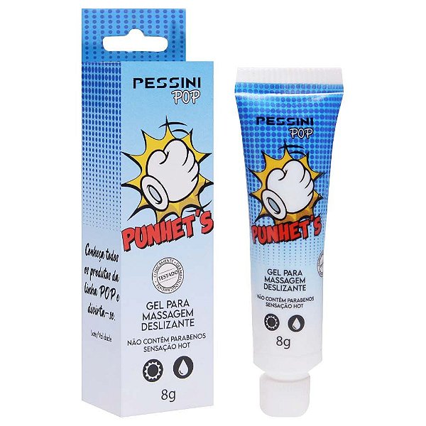 Punhet´s Gel Para Massagem 8g Pessini