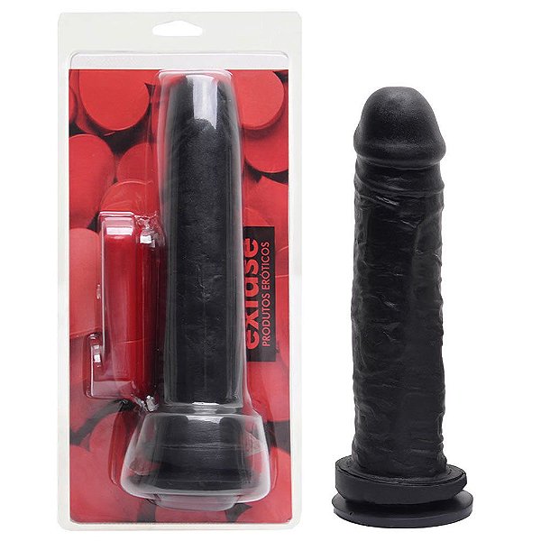 Prótese Com Vibro E Ventosa 20 X 4,5cm êxtase