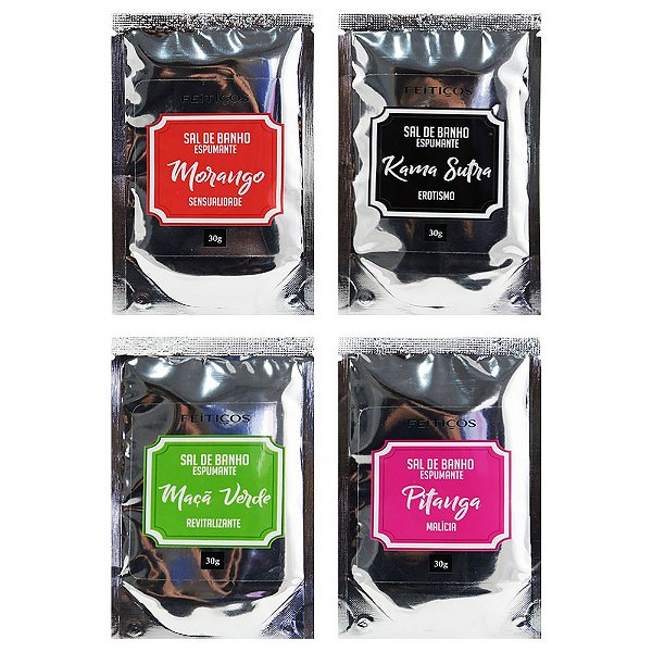 Sais De Banho Refinados Espumantes 30g Feitiços