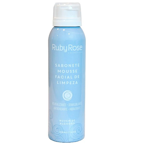 Sabonete Mousse Limpeza Facial 150ml Ruby Rose