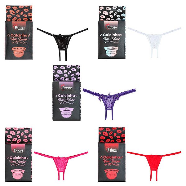 Calcinha Vem Beijar Perfumada êxtase