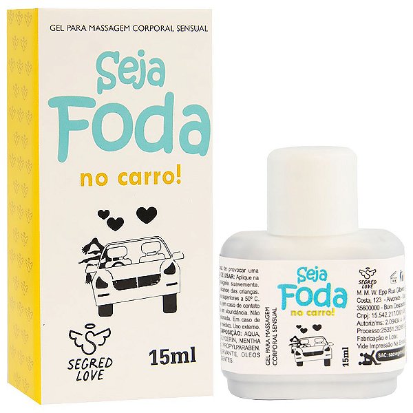 Seja Foda No Carro Hot Ice 15ml Segred Love