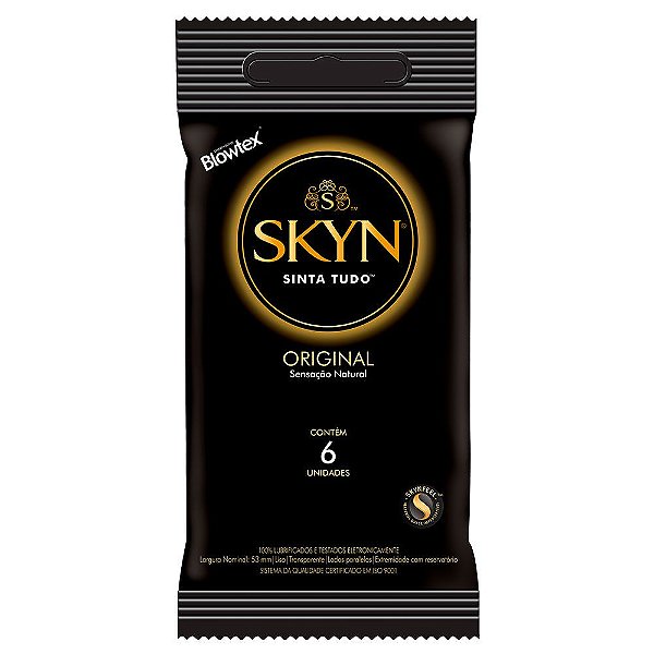 Preservativo Skyn Original 06 Unidades Blowtex