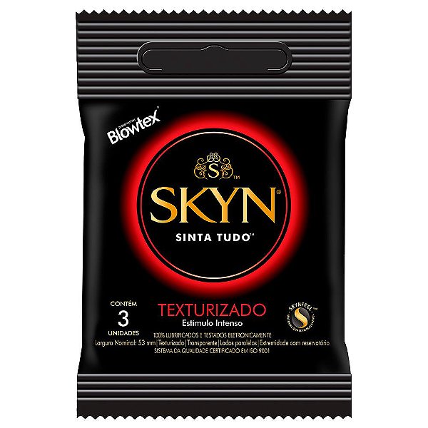 Preservativo Skyn Texturizado 03 Unidades Blowtex