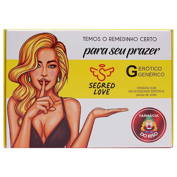 Kit Já Tomou Seu Remedinho Hoje 05 Itens Segred Love