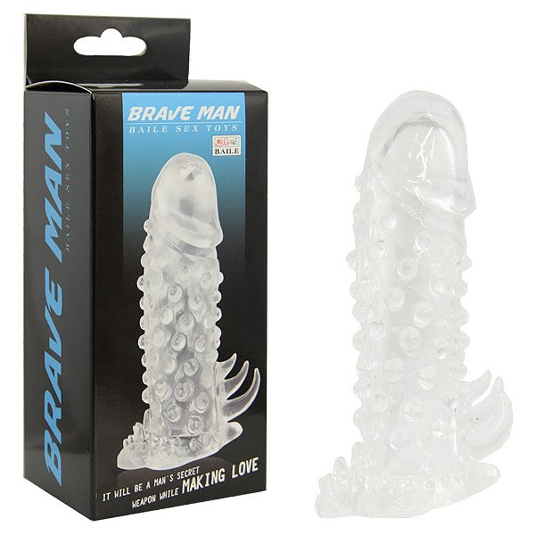 Capa Peniana Texturizada Brave Man Baile Sexy Import