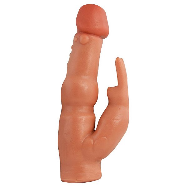 Pênis De Borracha Maciça Auxiliar 17 X 3,2cm Prazer E Cia