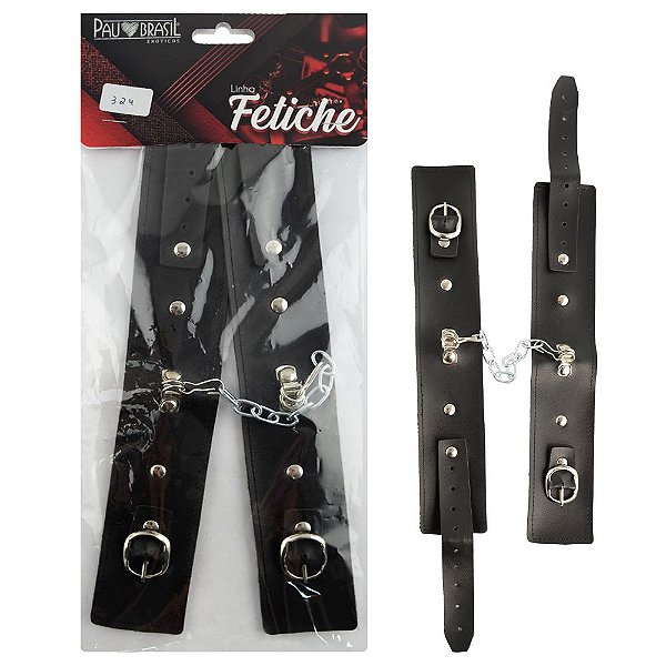 Algemas Bracelete Couro Sintético Pau Brasil