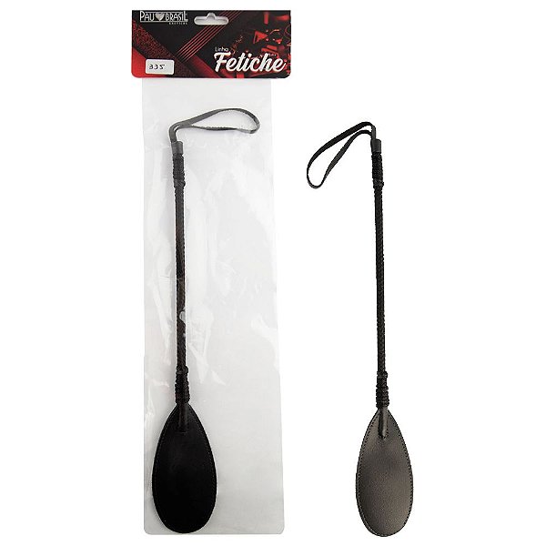 Chibata Em Couro Sintético 28cm Pau Brasil