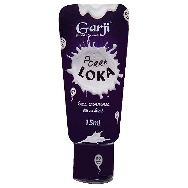 Porra Loka Gel Beijável Esperma 15ml Garji