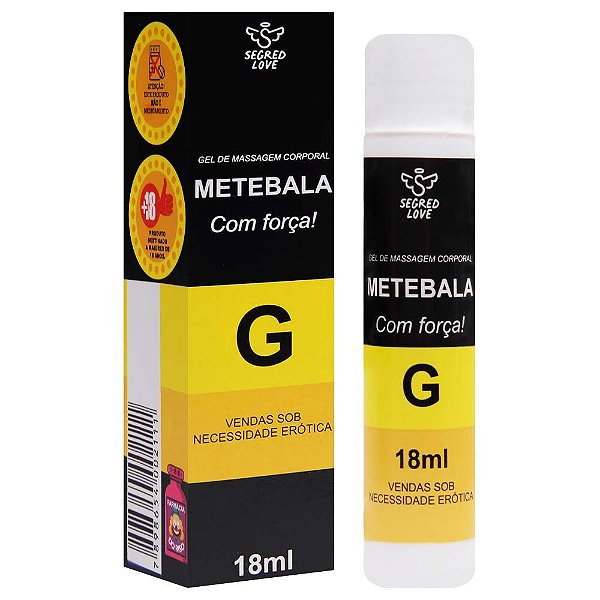 Metebala Lubrificante Siliconado 18ml Segred Love