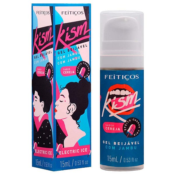 Kism Ice Gel Beijável Com Jambú Electric 15ml Feitiços