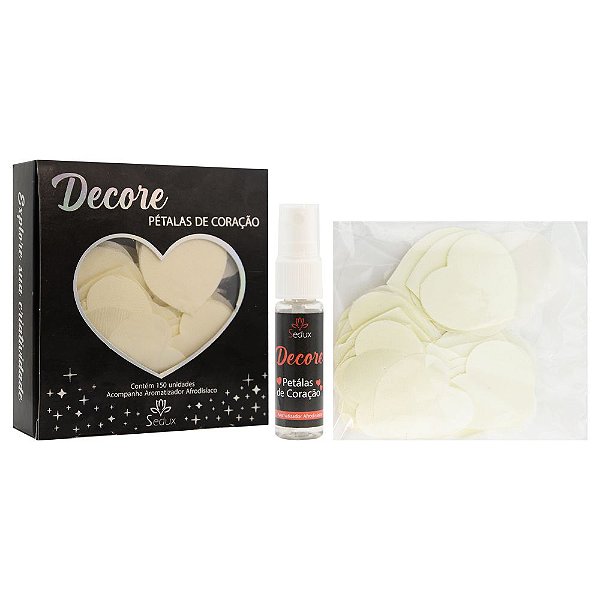 Pétalas Coração Pérola Com Aromatizador Sedux