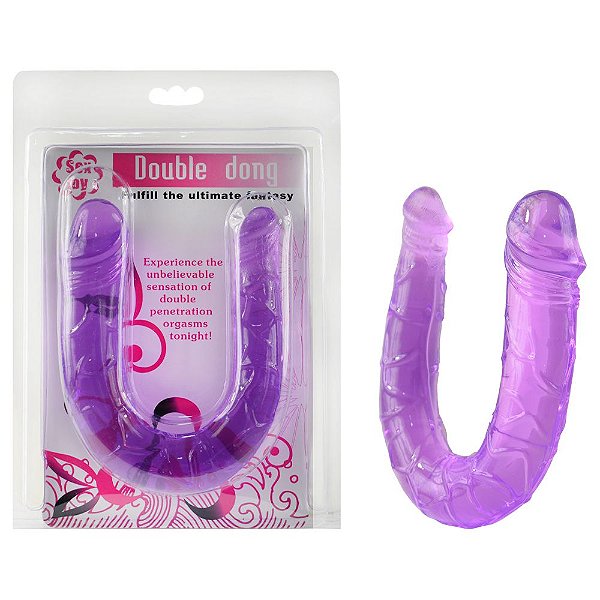 Pênis Dildo Realístico Duplo Sexy Import