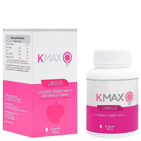 Kmax Libidus Performance Feminina 30 Cápsulas Kalya