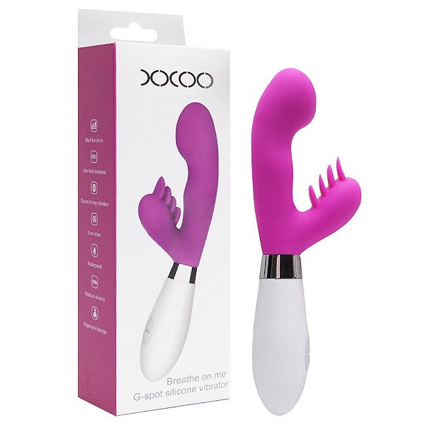 Vibrador Silicone Duplo Motor 10 Vibrações Sexy Import