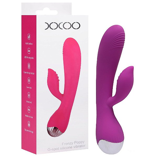 Vibrador Ponto G E Clitóris Frenzy Poppy Sexy Import