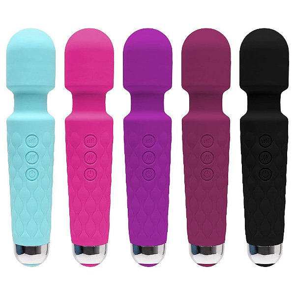 Vibrador Varinha Mágica 20 Velocidades Hot Sexy Import