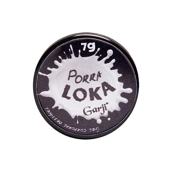 Porra Loka Gel Beijável Esperma Pote 7g Garji