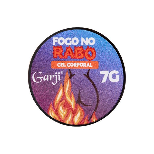 Fogo No Rabo Lubrificante Anal Pote 7g Garji