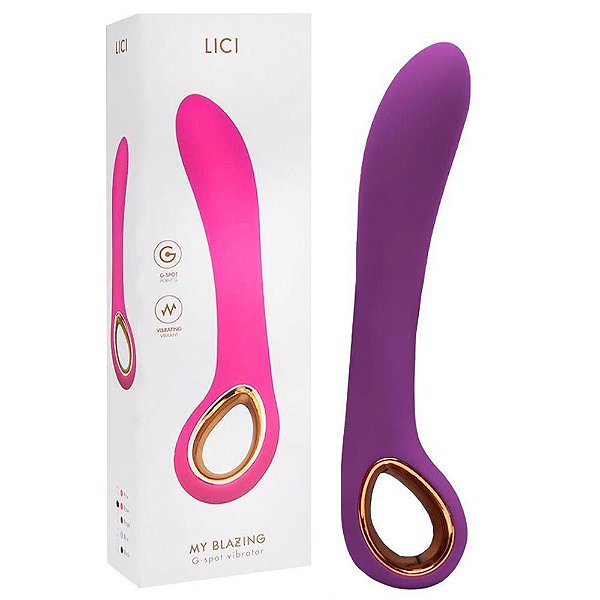 Vibrador Lici Em Silicone 10 Vibrações Lealso Sexy Import