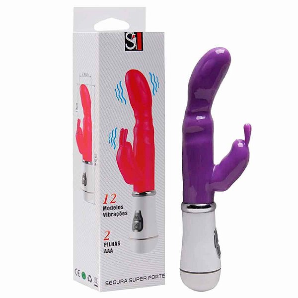 Vibrador Ponto G Jelly Duplo Motor Sexy Import