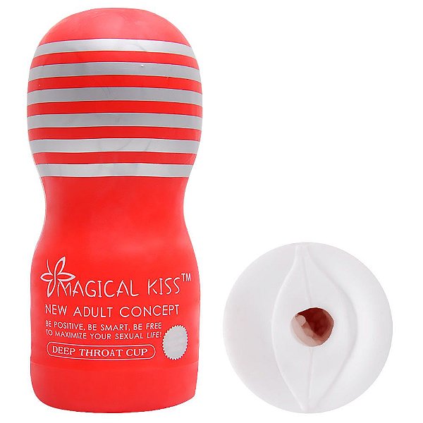Masturbador Deep Throat Cup Magical Kiss Sexy Import