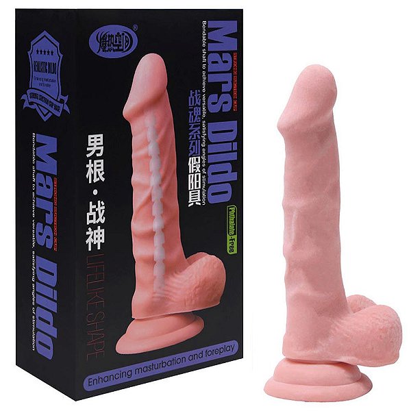 Prótese Realística Vértebra Mars Dildo Sexy Import