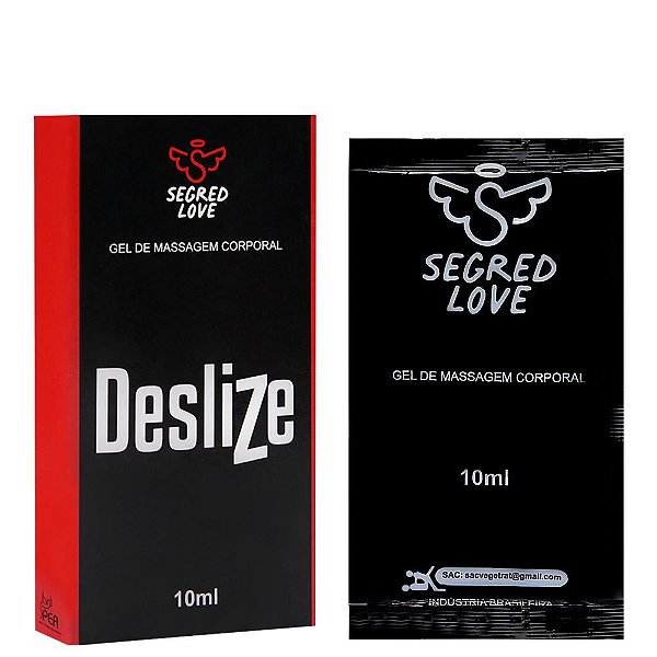 Deslize Gel Beijável Ice Sachê 10ml Segred Love