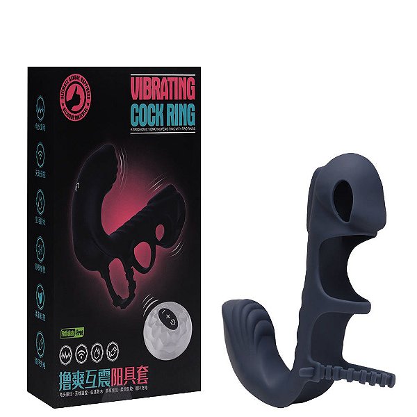 Capa Peniana Com 2 Motores De 7 Vibrações Vipmix