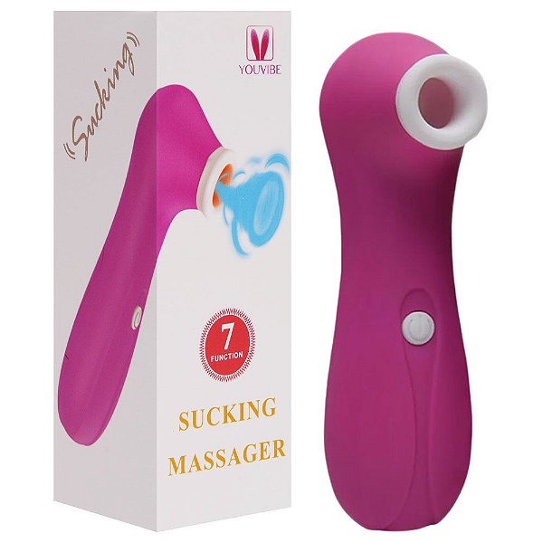 Estimulador Feminino 7 Vibrações Ondas Leve Sucção Vipmix