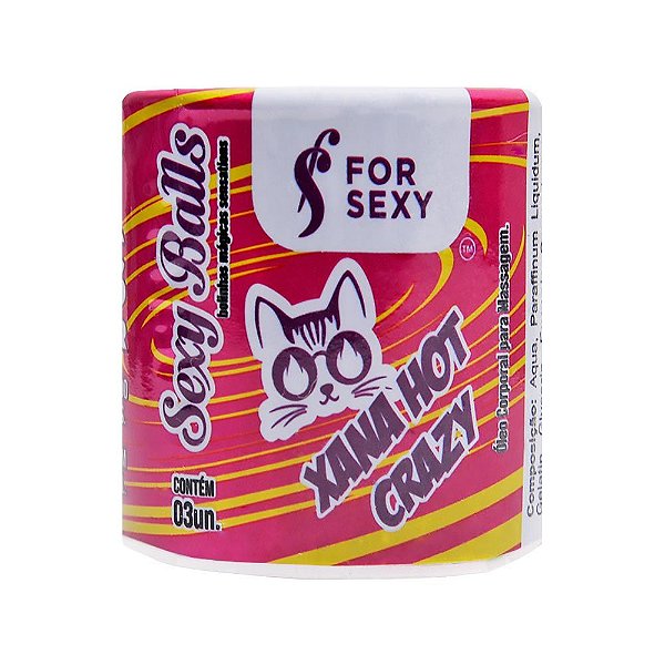 Xana Hot Crazy Sexy Ball 03 Unidades For Sexy