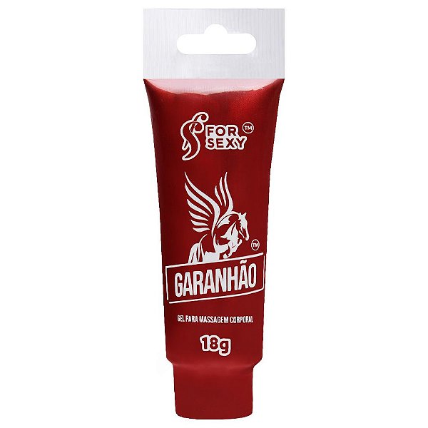 Garanhão Gel Masculino Dilata E Vibra 18g For Sexy