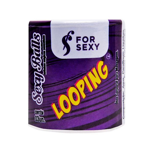Looping Sexy Balls Bolinha Excitante 03 Unidades For Sexy