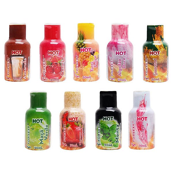 Gel Hot Comestível Saboroso 30ml For Sexy