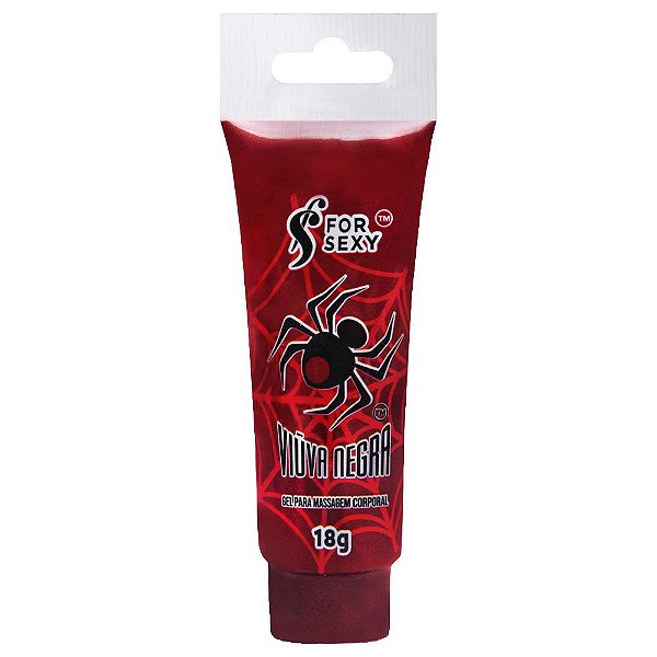 Viúva Negra Gel Esquenta E Vibra Unissex 18g For Sexy