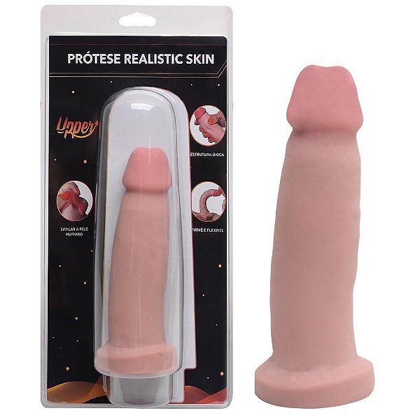 Pênis Cyber Skin Tom Realistic Simples 12,5 X 4cm Upper