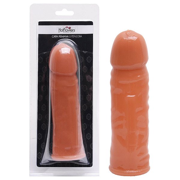 Capa Peniana Extensora Silicone Hot Flowers