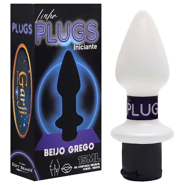 Plug Anal Com Gel Beijo Grego 15ml Garji