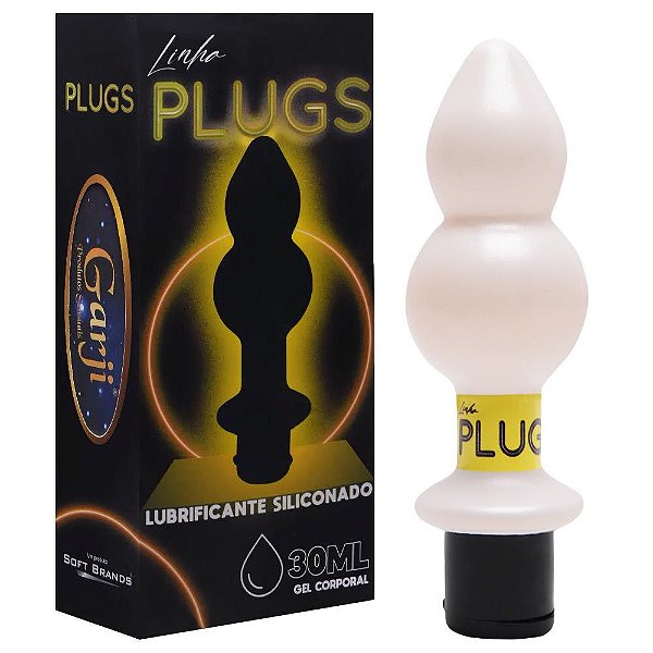 Plug Anal Com Lubrificante Siliconado 30ml Garji