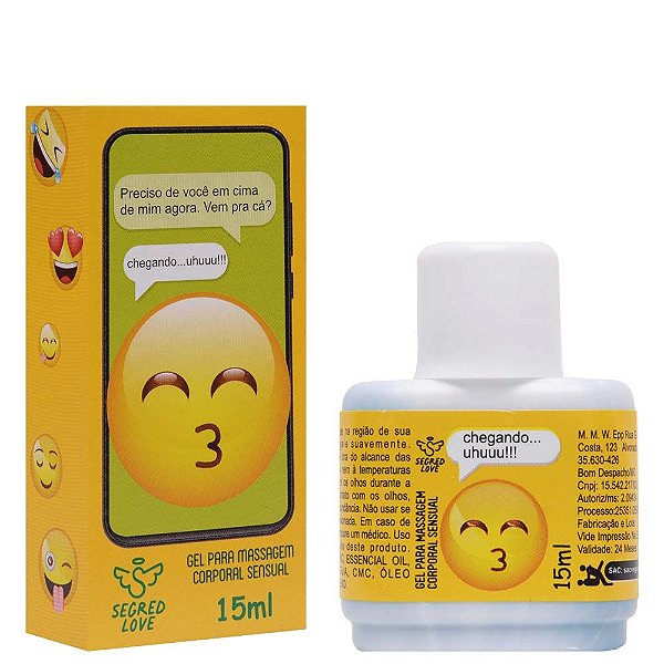 Emoji Chegando... Uhuuu Gel Ice 15ml Segred Love