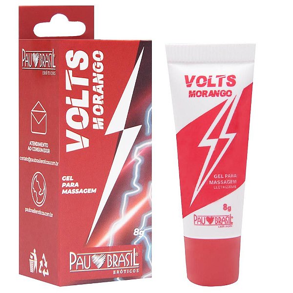 Volts Vibrador Líquido Aromático 8g Pau Brasil