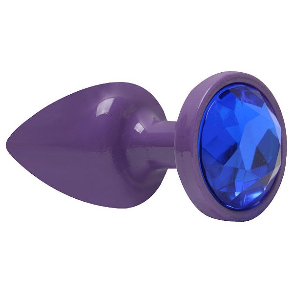 Plug Anal Plástico Abs Lilás 7 X 2,5cm Hot Pink