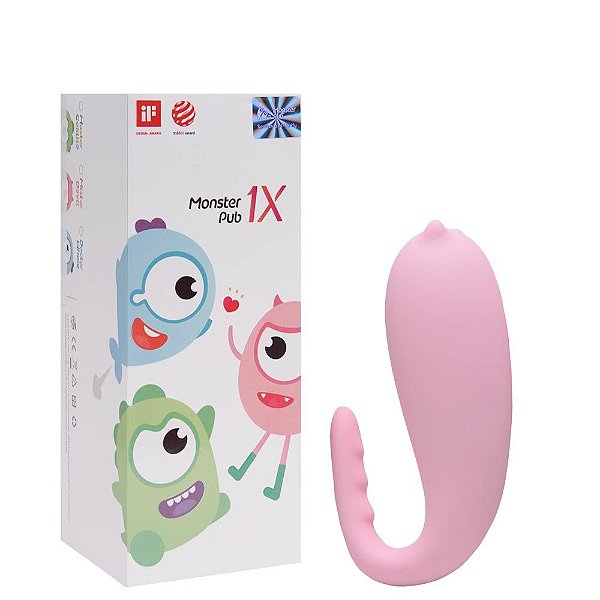 Monster Pub 1x Devil Original Cápsula 8 Vibrações App Vipmix