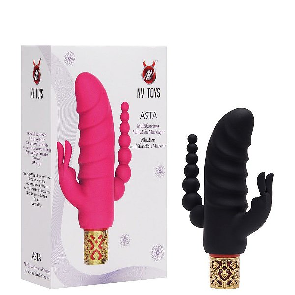 Vibrador Plugs Estímulo Duplo Asta Nv Toys Vipmix