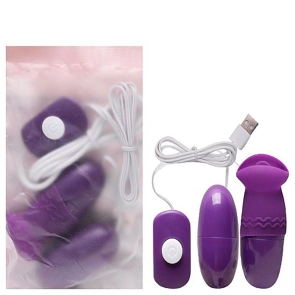 Cápsula Vibrador Com Duplo Estímulo Vipmix