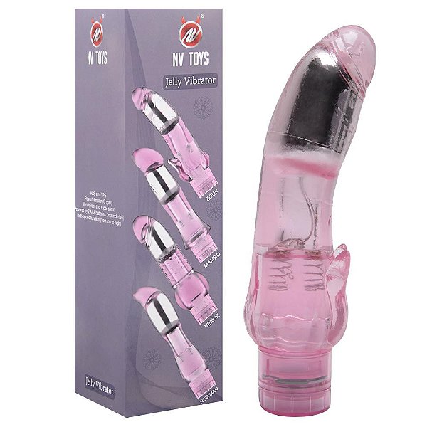 Vibrador Multivelocidade Glande Jelly Nv Toys Vipmix