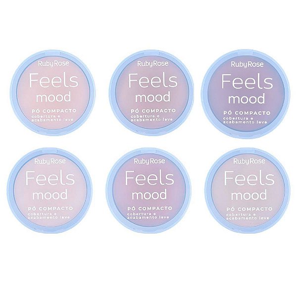 Pó Compacto Feels Mood 10g Ruby Rose