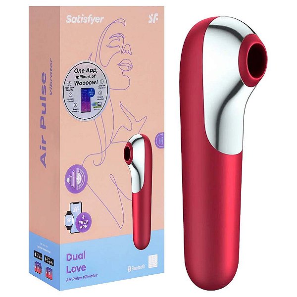 Dual Love Vibrador Pulsação Ar Satisfyer Intt